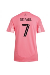 Inter Miami Rodrigo De Paul #7 Jalkapallovaatteet Naisten Kotipaita 2025-26 Lyhythihainen